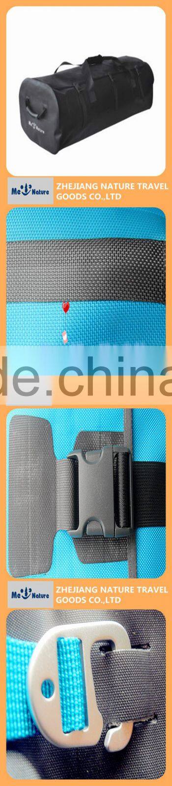2015 fashion 100% waterproof duffel line bags