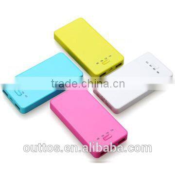 Factory supply gift items dual usb sucker power bank battery charger 4000mah