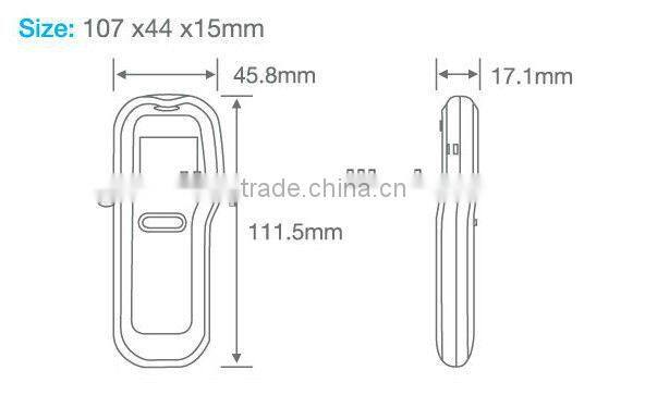 China wholesale merchandise keychain breathalyzer for ios and android