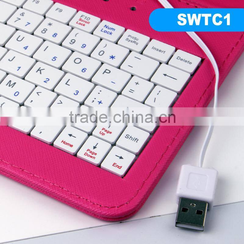2014 hot selling universal tablet USB keyboard cover