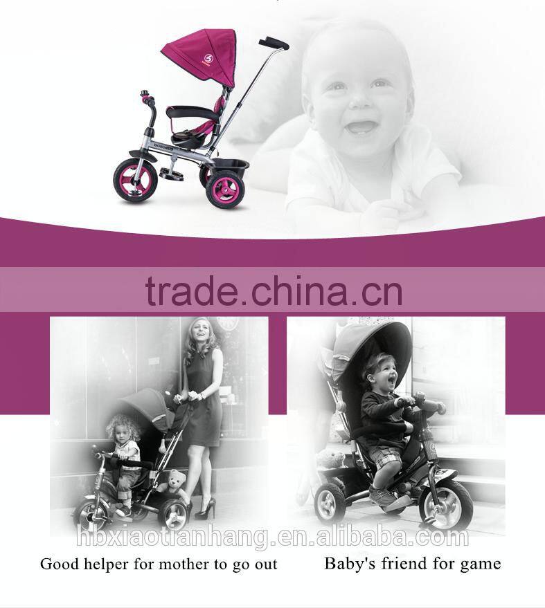 China 3 wheel baby tricycle/360 degree rotation children tricycle/kid tricycle