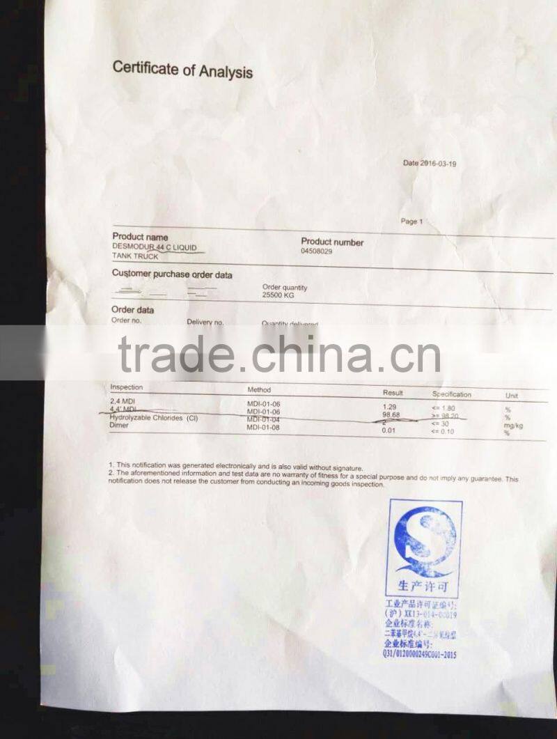 high quality polymeric mdi isocyanate