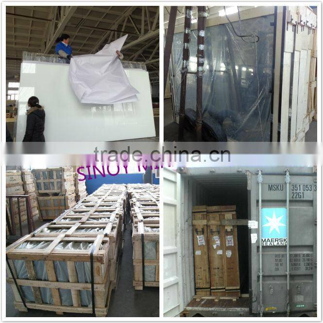 Acid etched glass! morden acid etched glass! decor acid etched glass with quality