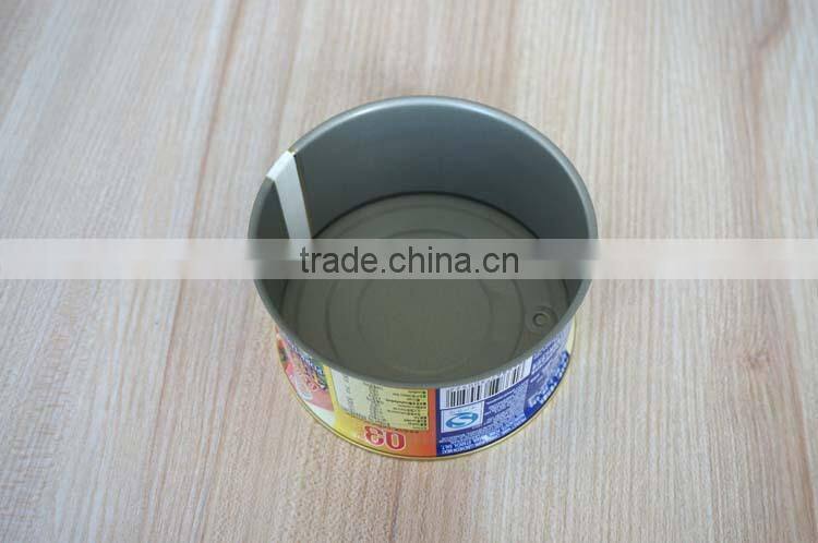 962# Enlarged neck round tin can