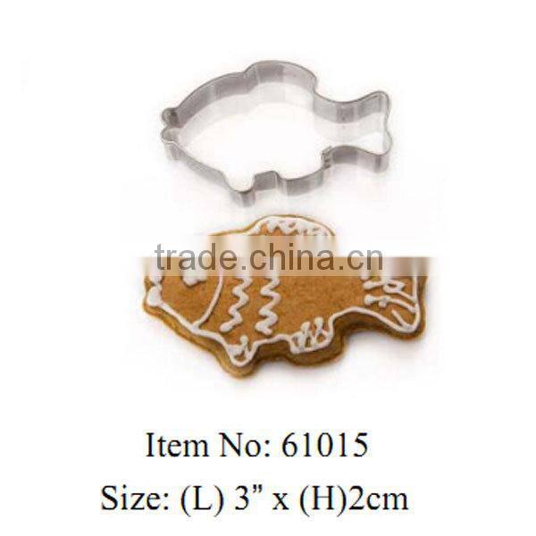 top standard bakeware cookie tools stainless steel fish cookie cutters