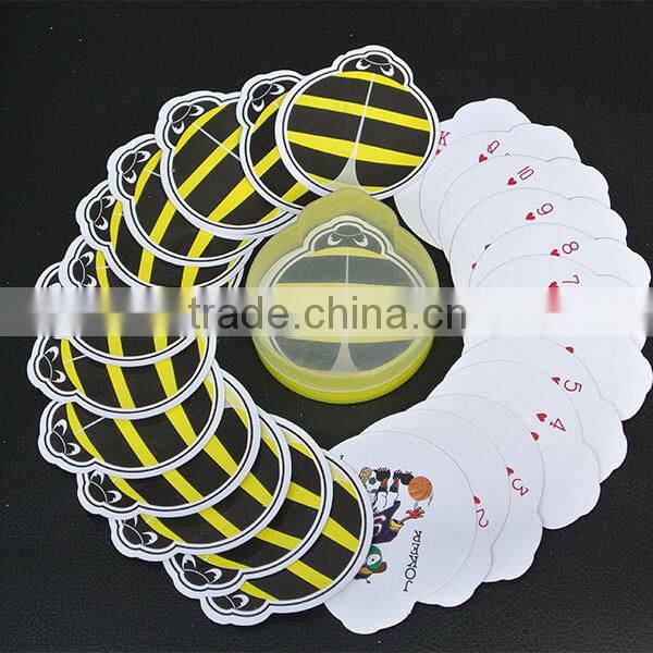 high end animal shape playing cards for advertising promotional gift casino game wholesale