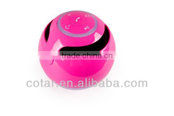 AJ-69 Portable Bluetooth V2.1+EDR Stereo Bass Music Speaker - Black + White