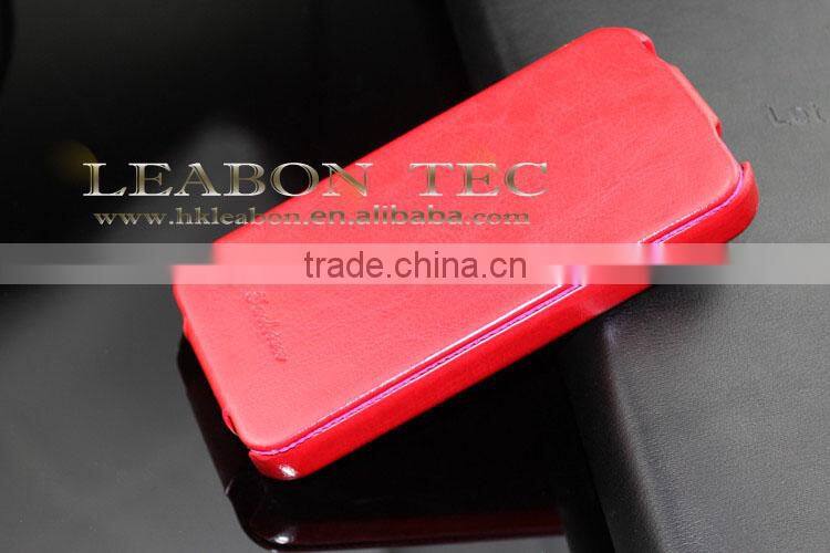 Retro Style Luxury Design PU Leather Flip Case for iPhone 4 4S 5 5S