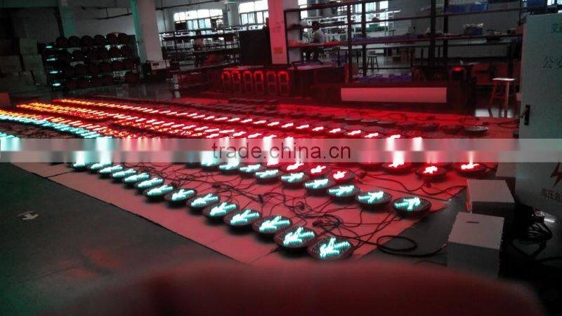 200/300mm static pedestrian traffic signal with stable performance and good display/PC housing or aluminum