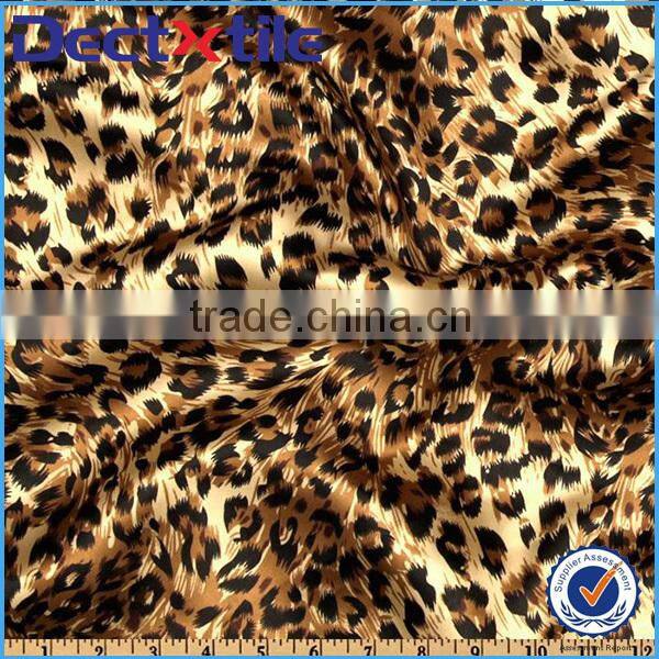 Polyester floral printed satin fabrics