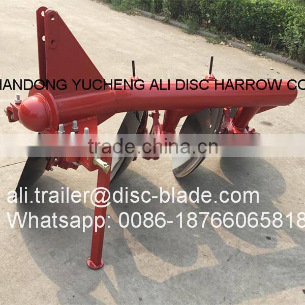 Tractor mounted 3 discs agricultural Tubular Disc Plough