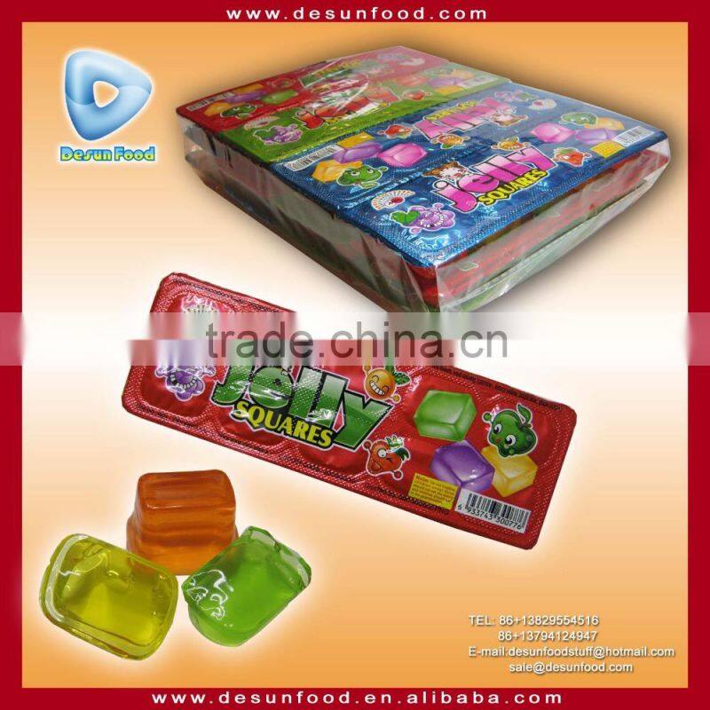 Colorful mini Jelly square