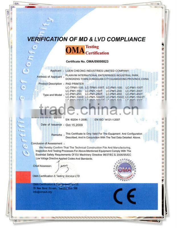 2-Colors Conveor Belt Sealed Cup Tampografia printer LC-SPM2-200/10T