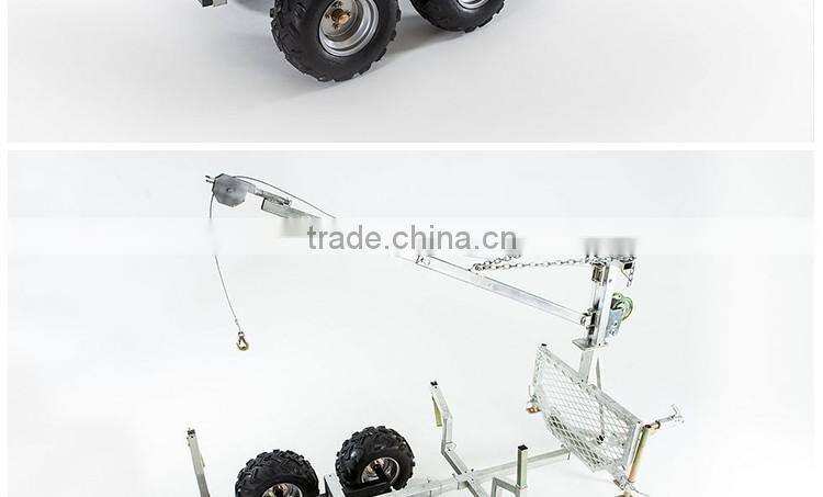 Atv Log Trailer with crane