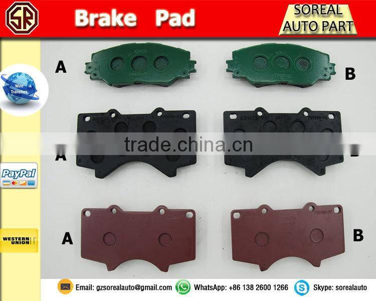 Use For TOYOTA JZS133/MS133 Brake Pads 04465-30100
