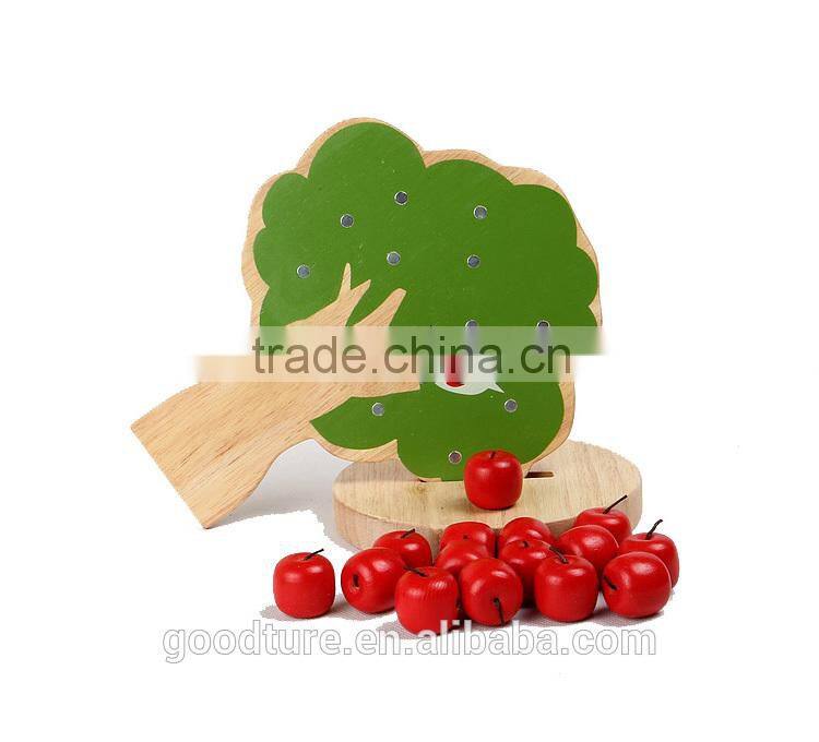 Wooden Magnetic Apple Tree