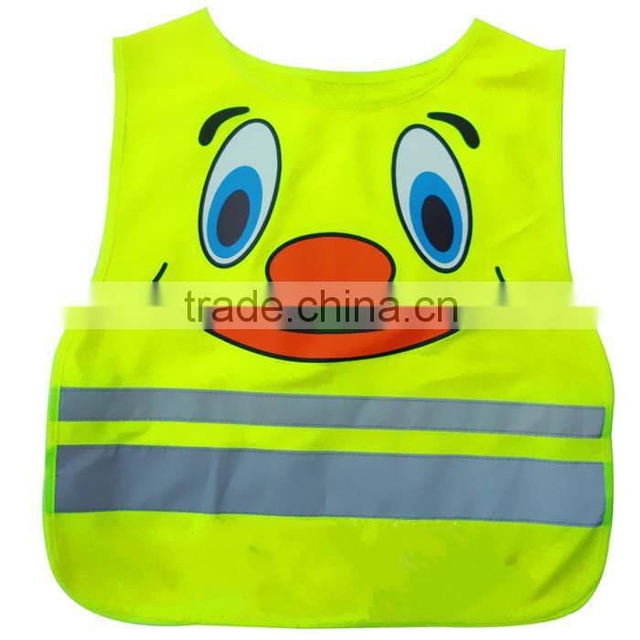 EN1150 4-12 years school reflective safety vest for junior kid children school student
