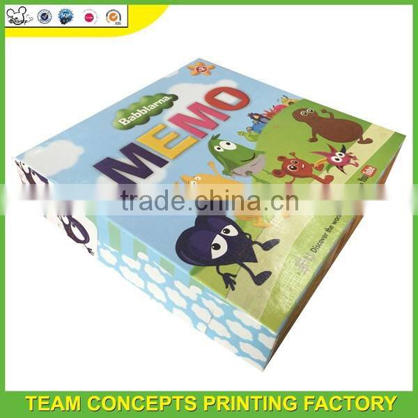 Cardboard memo card with gift box