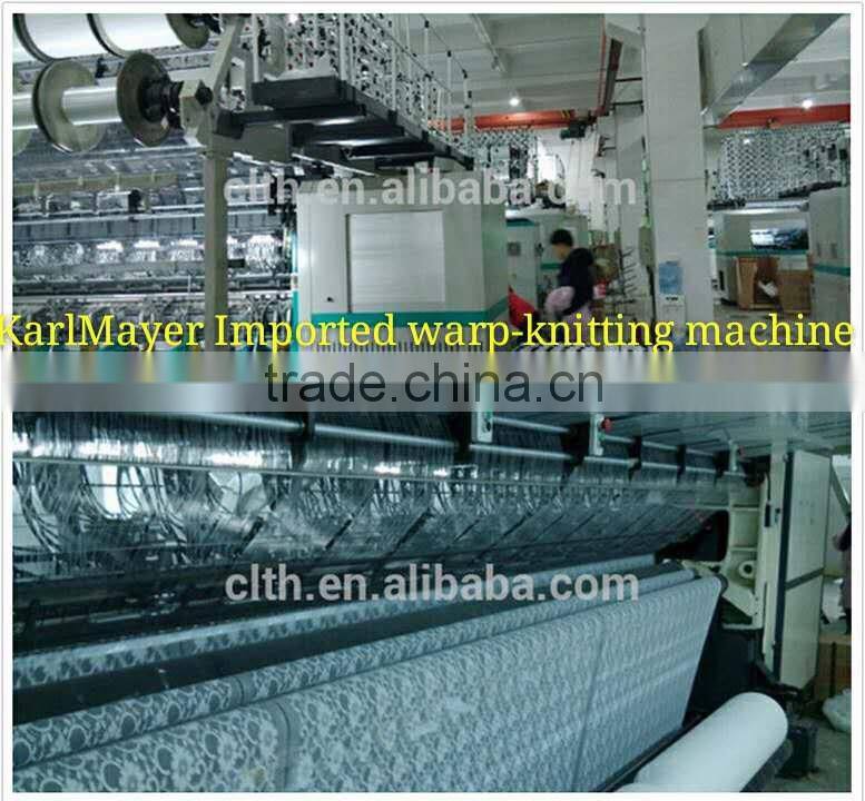 cheap nylon cotton fabric warp knitted lace stock whosale TH-2070