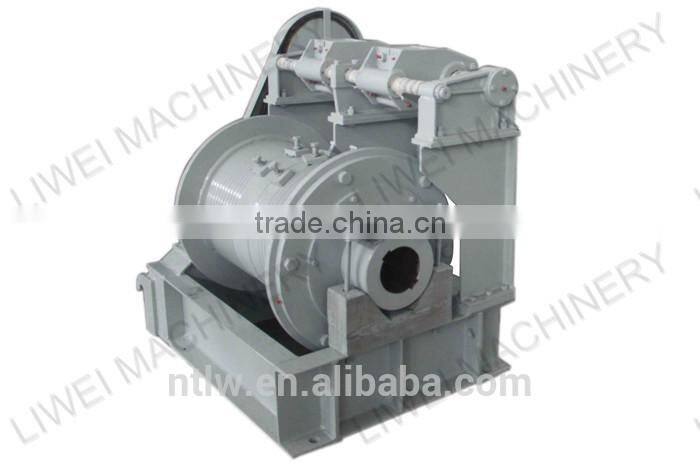 30KN quadruple-drum low speed electric winch