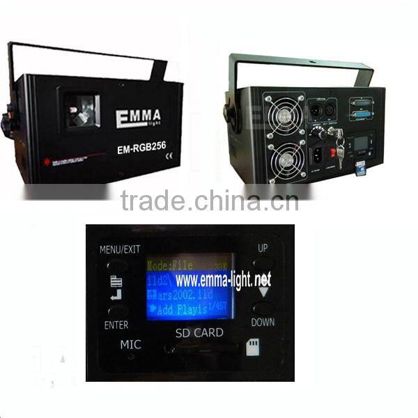 3w full colors Multifunctional Mini Projector Red & Green&blue Laser Stage Lighting Show System