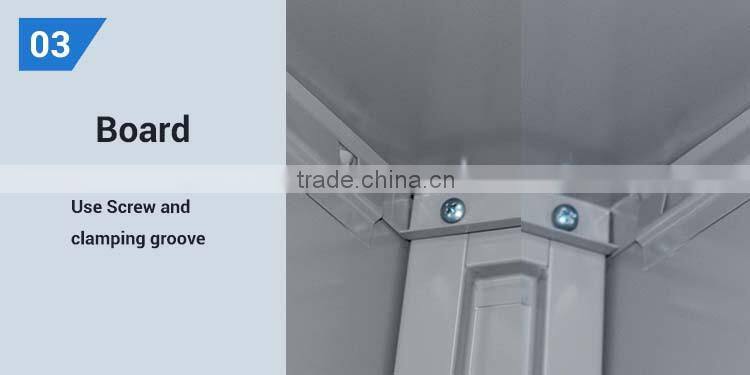 Full Height lockable 4 shelf book almirah design