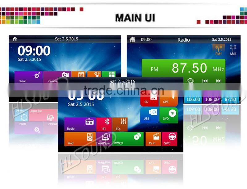 6.2'' HOT SELLING with GPS/ BT android car multimedia system