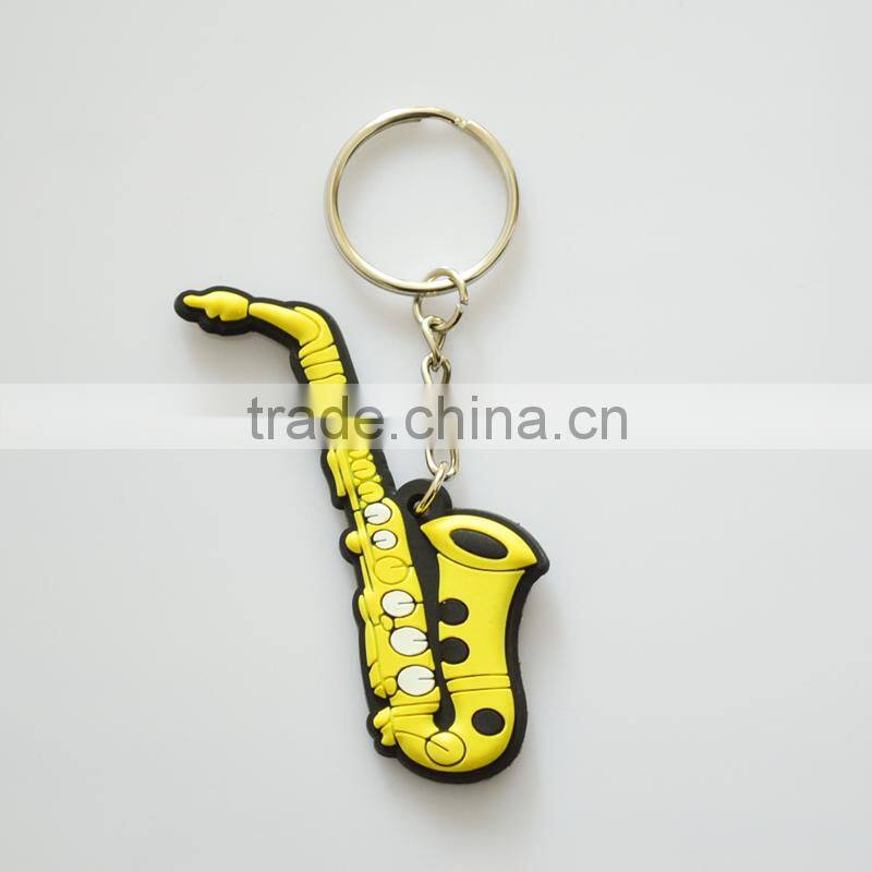 2015 Music China Shanghai High end quality and competitive price customized silicone keychain