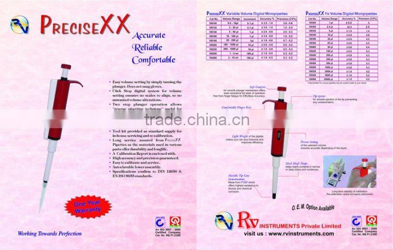 Variable Volume Micropipette