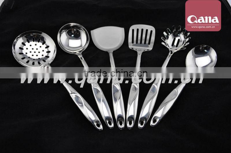 7pcs Stainless Steel Kitchenware with Shelf new design kitchenware