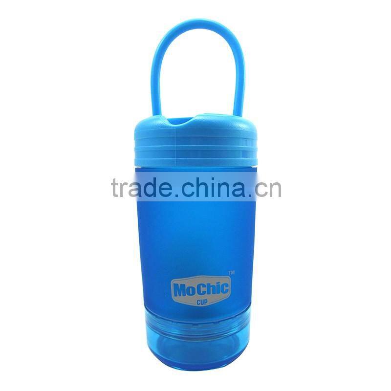 Mochic BPA free Plastic tritan Water Bottle Joyshaker for Kids / 2016 Portable 280ML Hot Water Bottle with Strainer