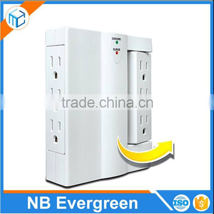 Swivel Outlet Adaptor Socket Double Side Socket