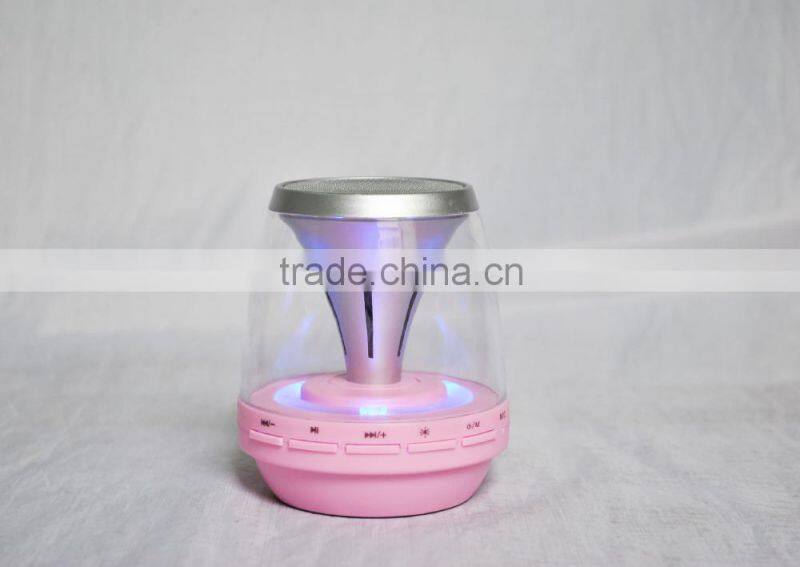 Best Super Bass Sound bluetooth speaker Mini Portable Amplifier Speaker with Led light TF Slot 2015
