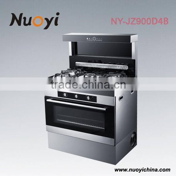 Freestanding Nuoyi gas cooker electric oven combination