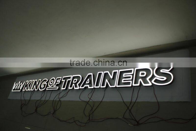 High bright led frontlit epoxy resin letter sign, different design styles alphabet letters