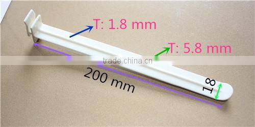 Cardboard flat plastic hook