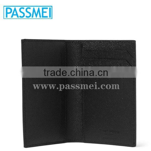 Designer Genuine Pebble-Grain Leather Cardholder