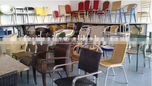 8 Outdoor leisure rattan aluminum sets for hotel furniture YC091 YT40