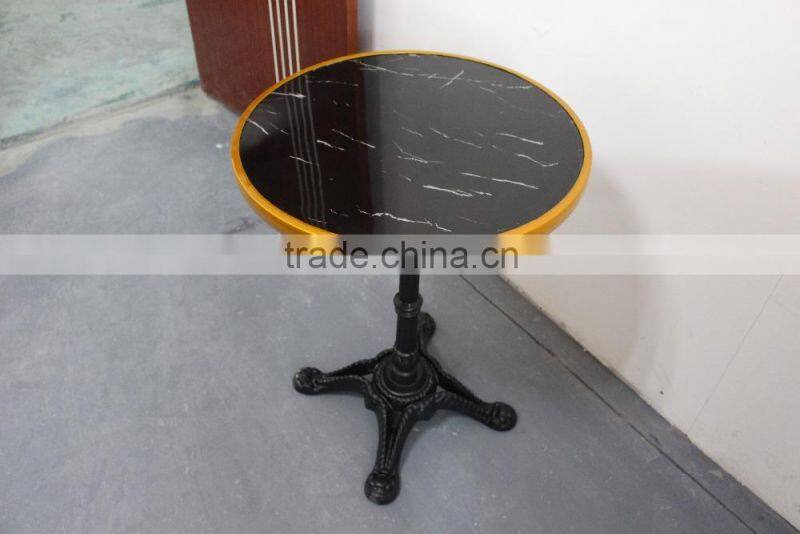 Fancy antique dining room cast iron table base for patio F31