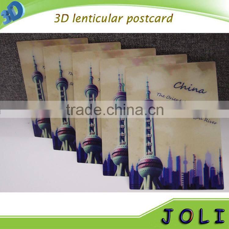 promotional gifts Cartoon Sticker Style 3d lenticular card