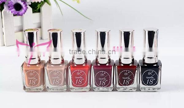 Hot sale 15ml fast dry nail lacquer/nail polish
