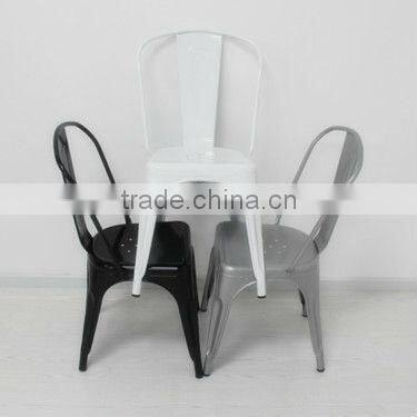 Metal industrial armrest Chair