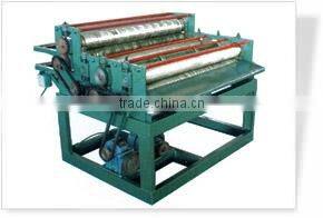 Flat sheet leveling, slitting and cutting machinery line