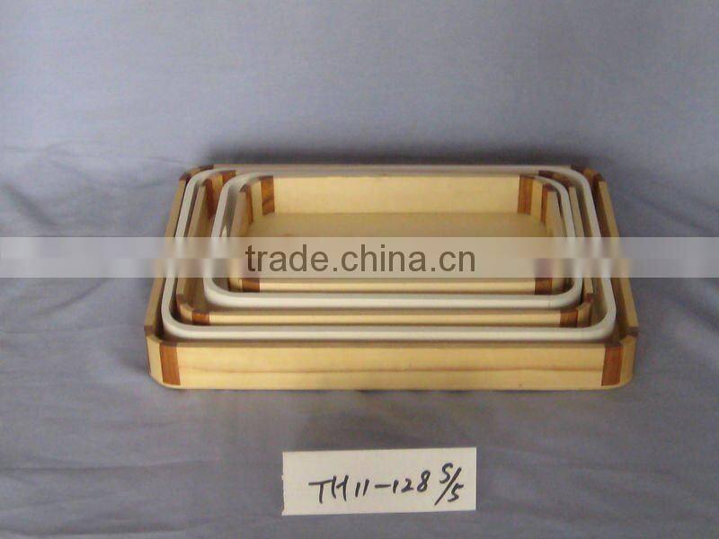 wooden antique finishing tray