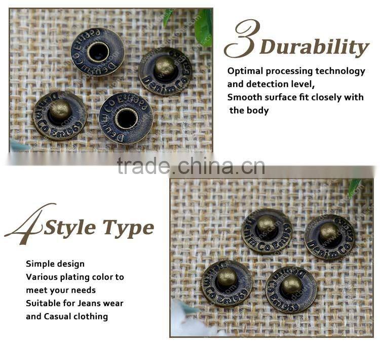 Metal Rivets Jeans Rivets for Garment,Rivets for Shoe Repair