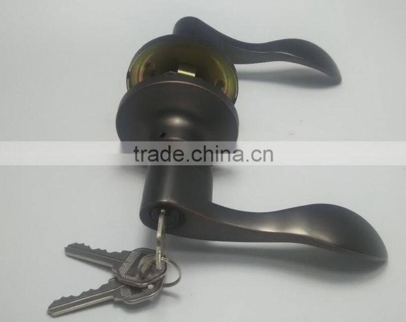 European and Asia ORB wave like style lock handle tubular door lever