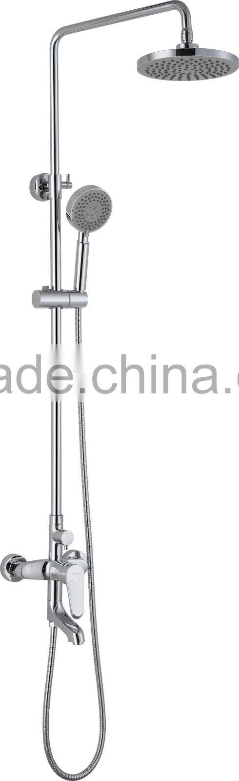 2015 New design brass chrom shower set 82907