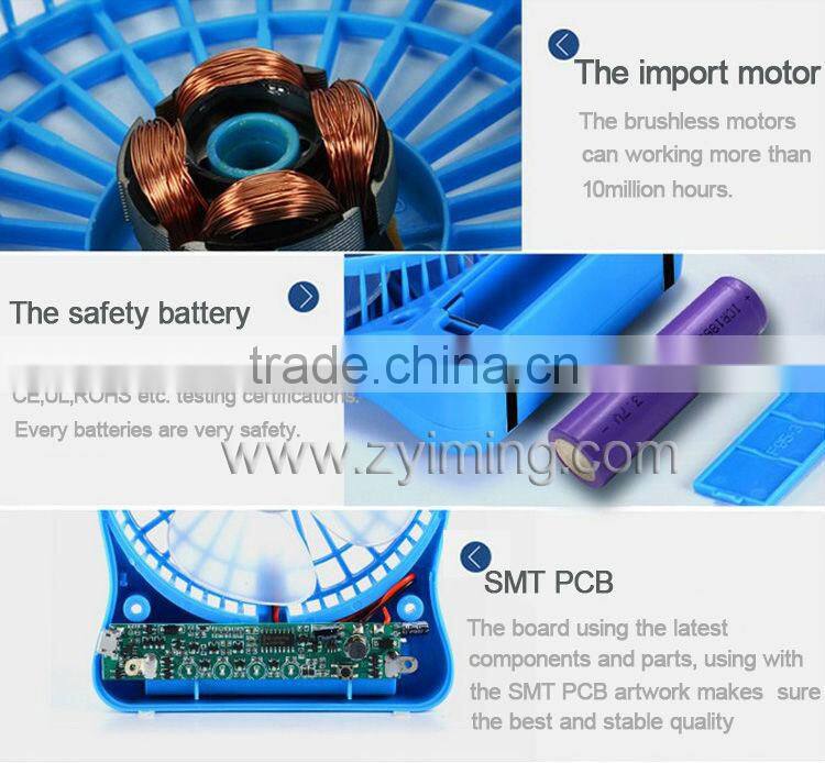 Zyiming hot sell fashionable gift usb fan YM-F98 mini cooling fan with powerful wind