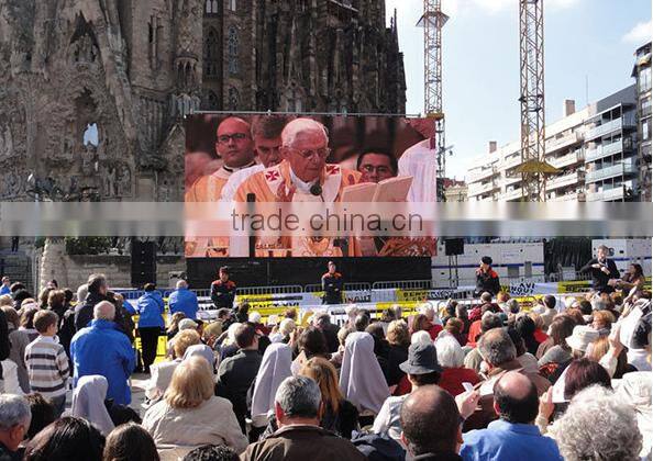 Creative full color crystal-clear outdoor led video billboard