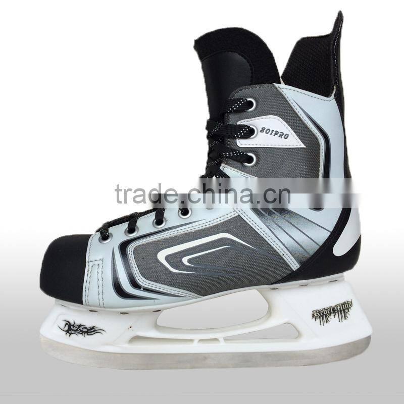 Hot selling Cheap inline skates Autumn PVC custom design ice hockey skates shoes for ice rink